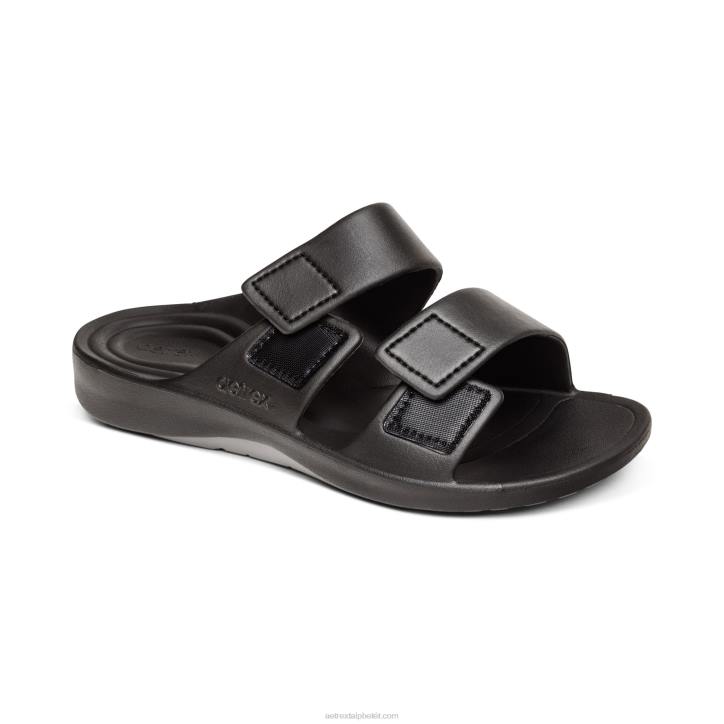 férfiak fekete Aetrex milos ortotikus tárgylemezek XH44321