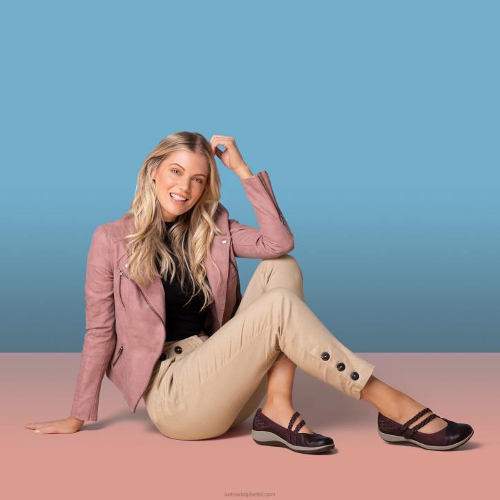 nők fekete Aetrex Annie mary jane XH444