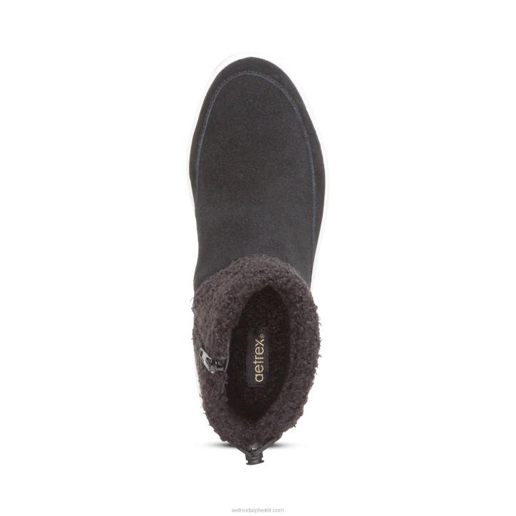 nők fekete Aetrex winnie csizma XH44176