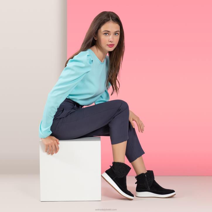 nők fekete Aetrex winnie csizma XH44176