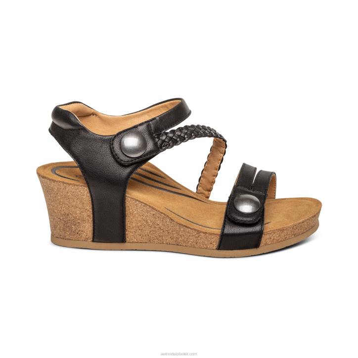 nők fekete Aetrex avril negyed hevederék XH44240