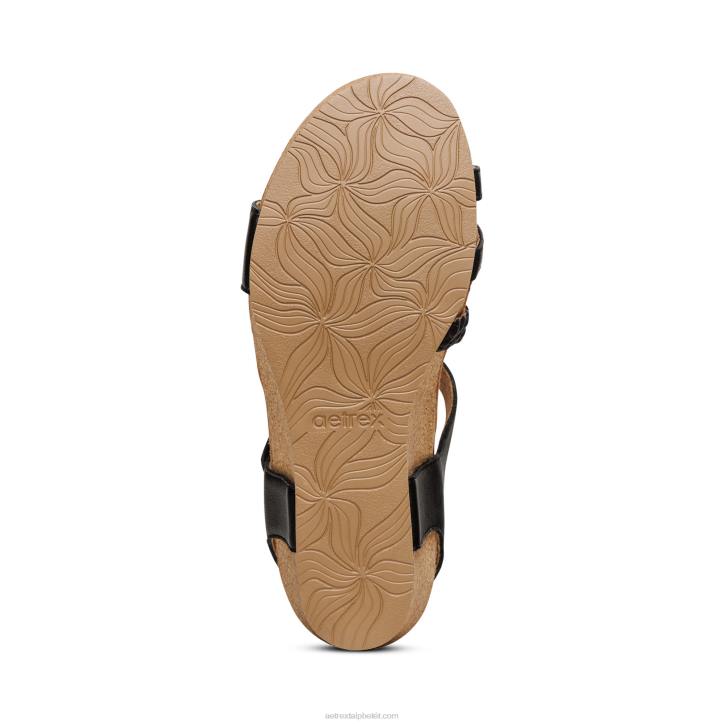 nők fekete Aetrex avril negyed hevederék XH44240