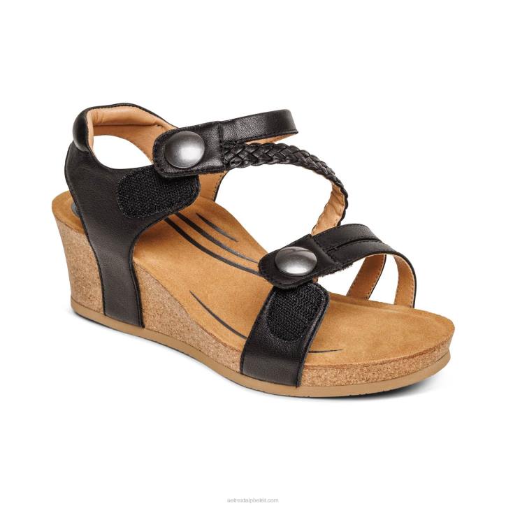 nők fekete Aetrex avril negyed hevederék XH44240