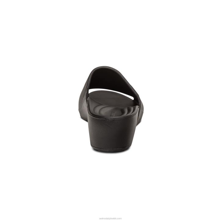 nők fekete Aetrex jamie ortotikus ék XH44297