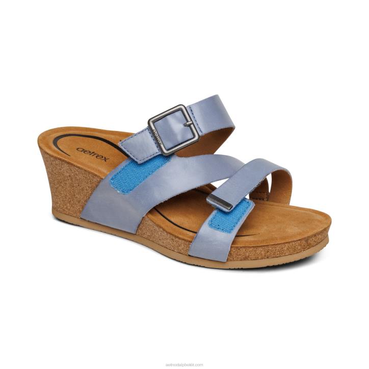 nők kék Aetrex kimmy ívtartó ék XH44233