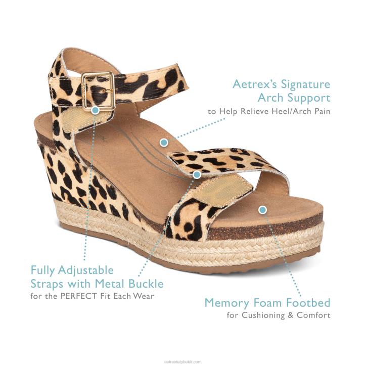 nők pezsgő Aetrex sydney negyed heveder espadrill ék XH44275