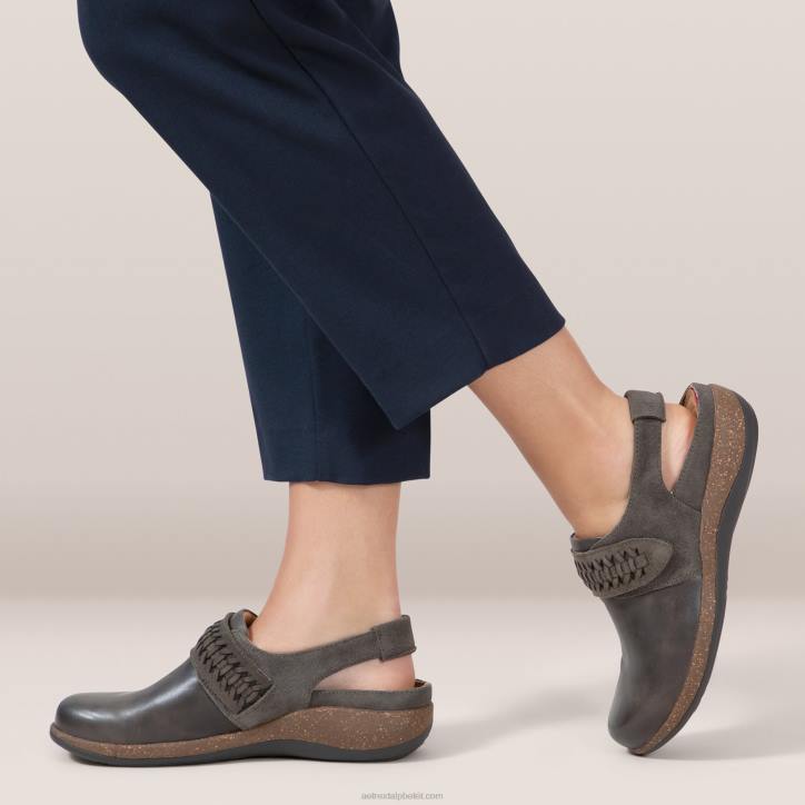 nők Vas Aetrex leni slingback klumpa XH4498