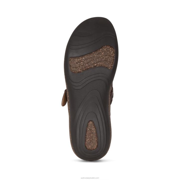 nők barna Aetrex libby komfort klumpa XH4441