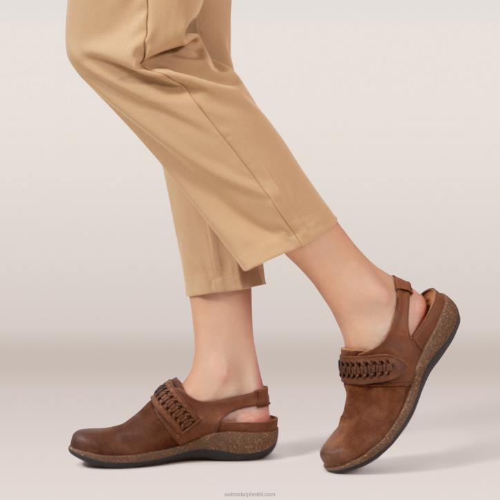 nők dohány Aetrex leni slingback klumpa XH4496