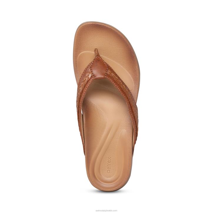 nők barna Aetrex emmi fonott tanga XH44131