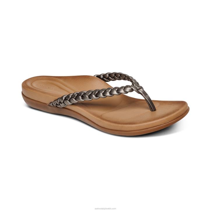 nők ónötvözet Aetrex rachel tanga szandál XH44244