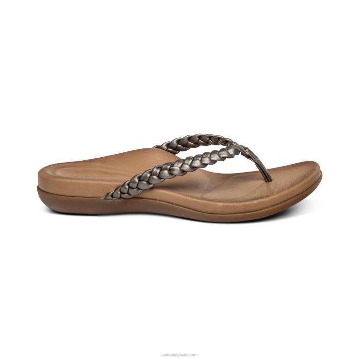 nők ónötvözet Aetrex rachel tanga szandál XH44244