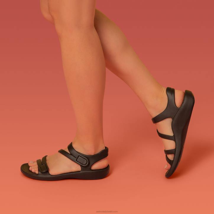 nők barna boa Aetrex Jillian sport szandál XH44196