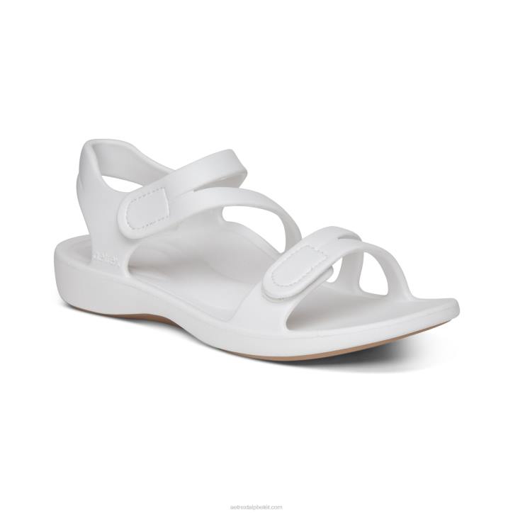 nők fehér Aetrex Jillian sport szandál XH44164