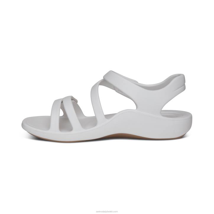 nők fehér Aetrex Jillian sport szandál XH44164
