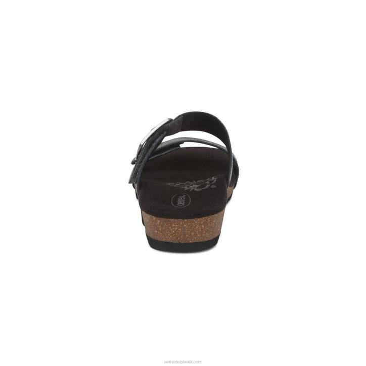 nők fekete Aetrex százszorszép állítható csúszda XH4466