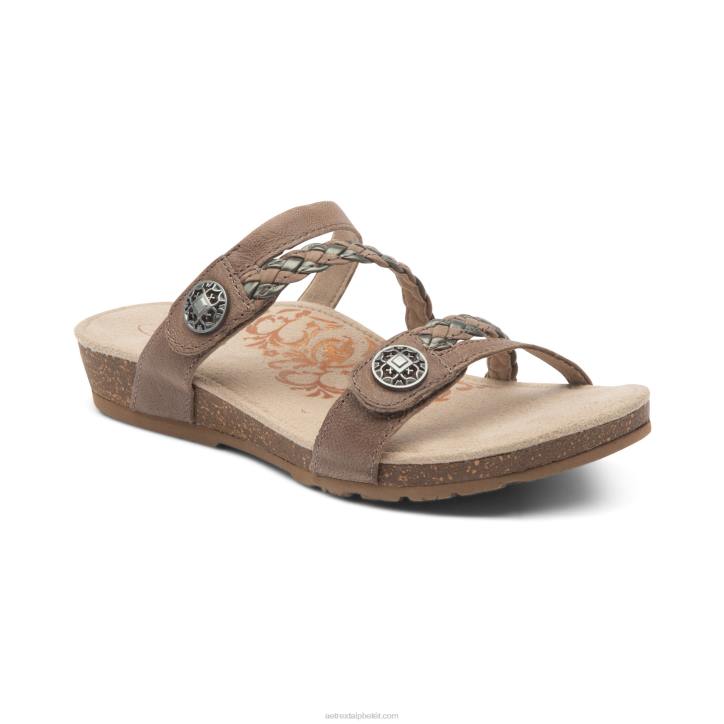 nők kő Aetrex janey fonott csúszda XH4439