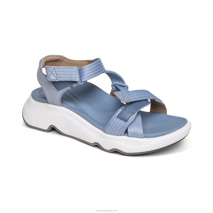 nők kék Aetrex marz állítható sportszandál XH44243