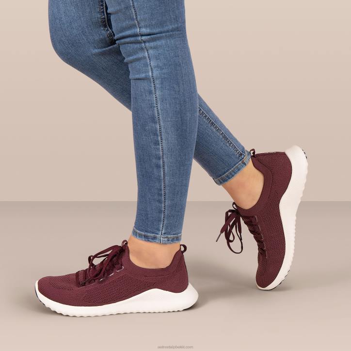 nők Burgundia Aetrex carly arch support tornacipő XH44248