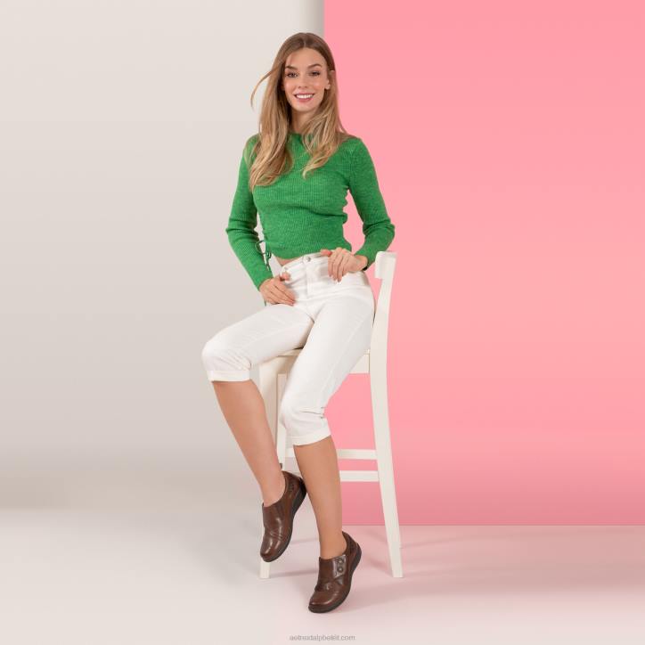 nők barna Aetrex karina szerzetes szíj XH443