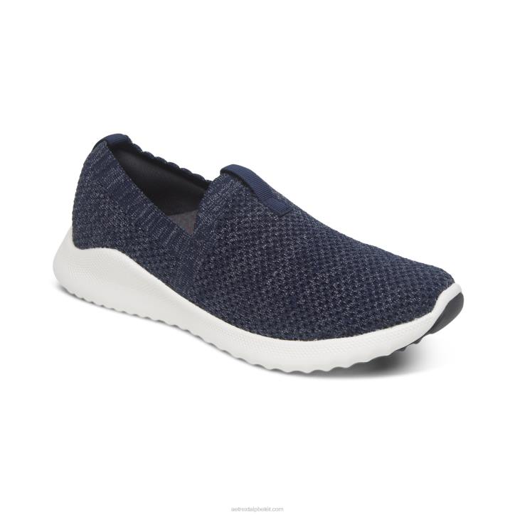 nők csillogó sötétkék Aetrex angie arch support cipők XH44152