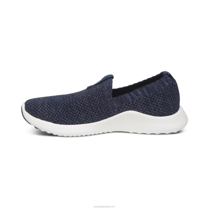 nők csillogó sötétkék Aetrex angie arch support cipők XH44152