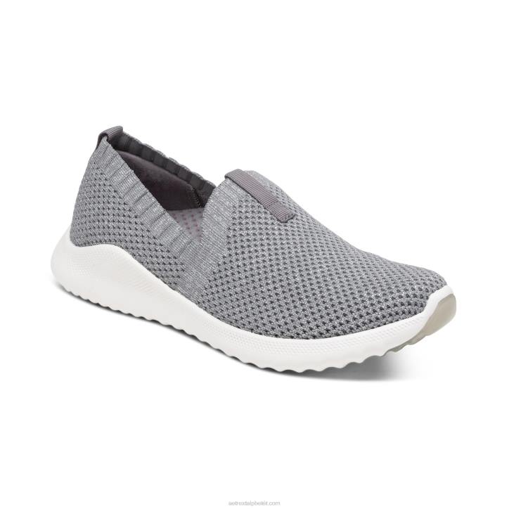 nők csillogó szürke Aetrex angie arch support cipők XH44125
