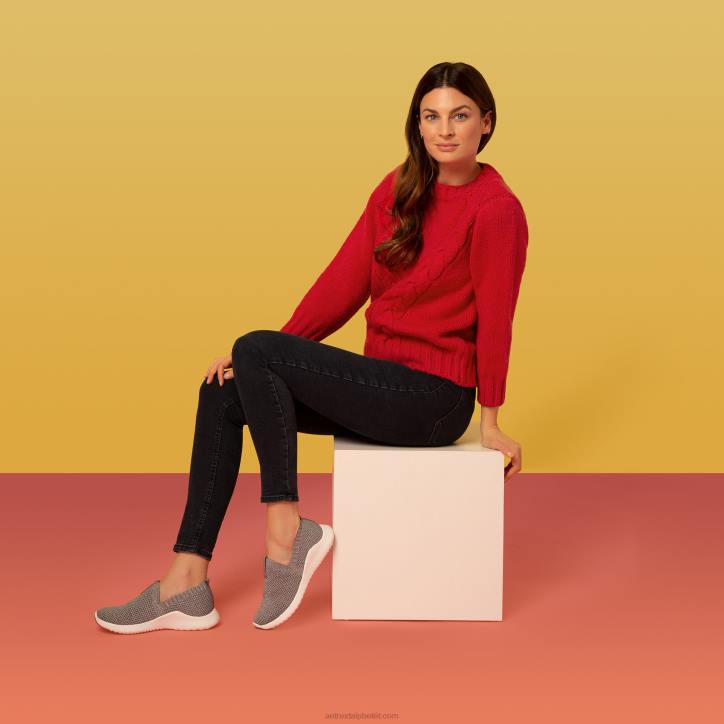 nők csillogó szürke Aetrex angie arch support cipők XH44125