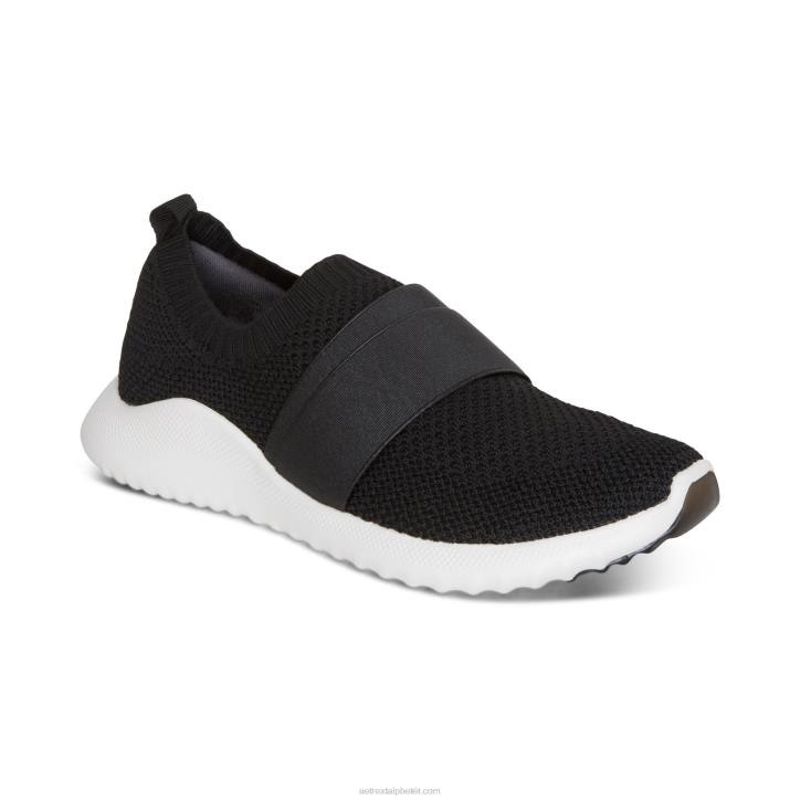nők fekete Aetrex allie arch support tornacipő XH44205