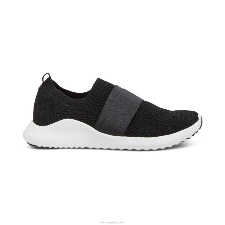 nők fekete Aetrex allie arch support tornacipő XH44205
