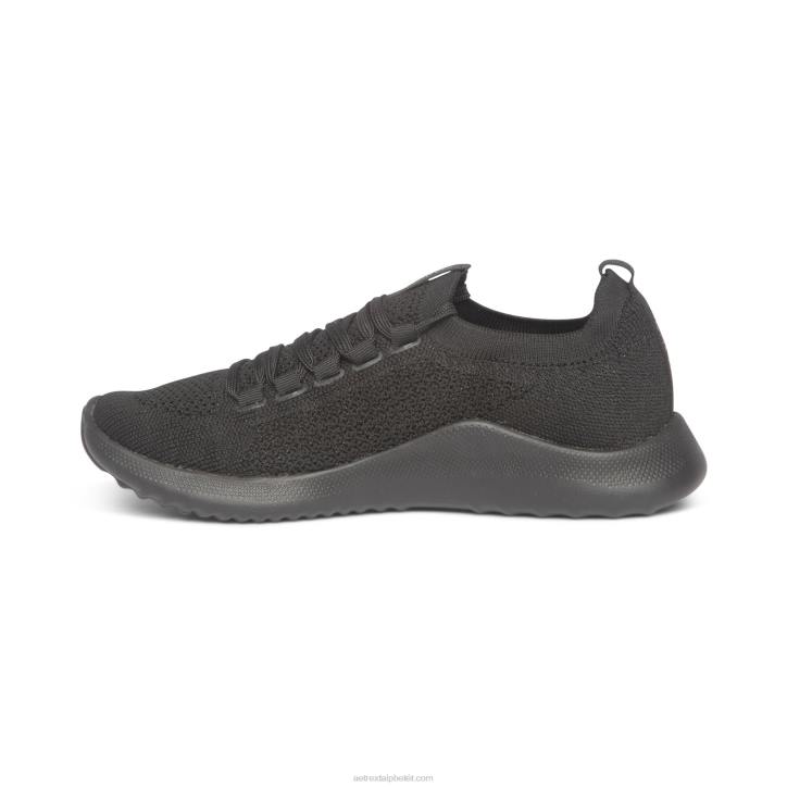 nők fekete Aetrex carly arch support tornacipő XH44112