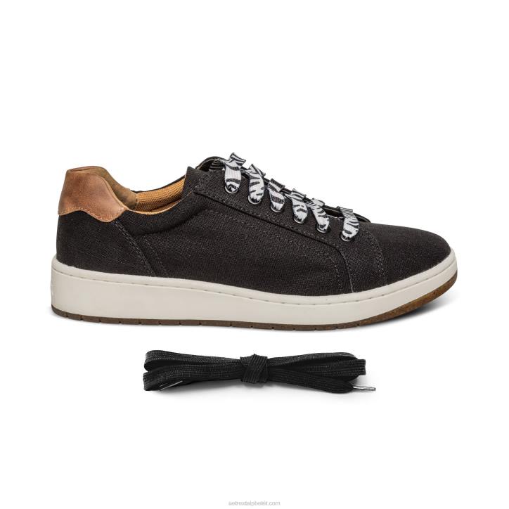 nők fekete Aetrex renee arch support tornacipő XH44283