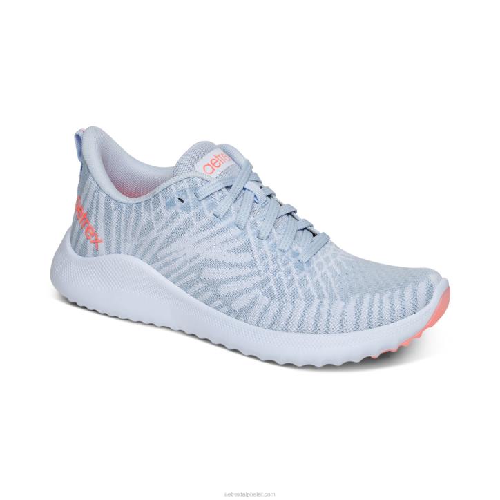 nők kék Aetrex csiszolt ívtartó tornacipő XH44284