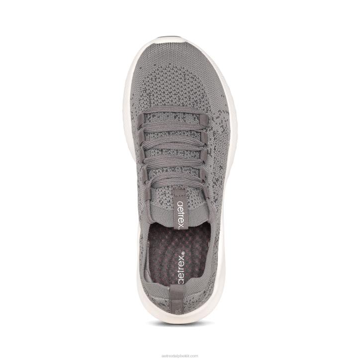 nők szürke Aetrex carly arch support tornacipő XH4447